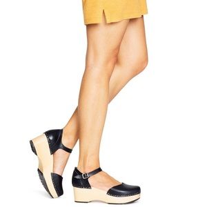 Swedish Hasbeens China Plateau Clog